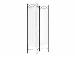 Biombo divisor de 3 paneles de tela 120x200 cm ES567724