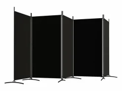 Sale Biombo divisor de 5 paneles de tela 433x180 cm ES107272 Biombo