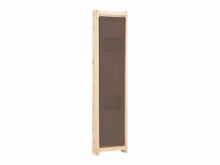 Outlet Biombo divisor de 4 paneles de tela marrón 160x170x4 cm ES512457 Marru00f3n