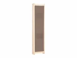 Best Biombo divisor de 5 paneles de tela marrón 200x170x4 cm ES236538 Marru00f3n