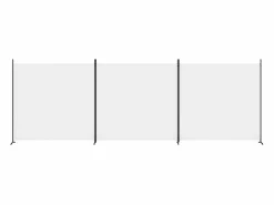 Biombo divisor de 3 paneles de tela 525x180 cm ES320703