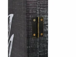 Biombo divisor plegable 200x170 cm plumas blanco y ES809469
