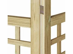 Online Biombo exterior plegable 5 piezas marrón 200 x 180 cm Marru00f3n