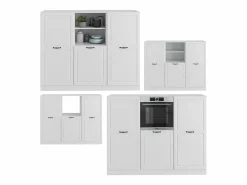 Best Bloque de cocina casa de campo blanca/blanca 180x46x81.6 r-line Cocina Completa
