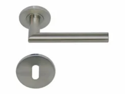 GD Menuiseries Bloque de puerta de taller H204 x L73 Panel lateral de empuje derecho + manija