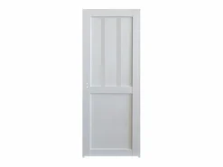 Hot Bloque de puerta de taller revestido de blanco Ancho 83 Empuje a la derecha Puerta Con Marco
