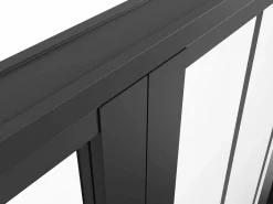Hot Bloque de puerta doble reversible y vidrio templado - 2 x Alt. 204 x An. 83 cm - ERMELO Puerta Con Marco