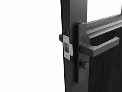 Hot Bloque de puerta doble reversible y vidrio templado - 2 x Alt. 204 x An. 83 cm - ERMELO Puerta Con Marco