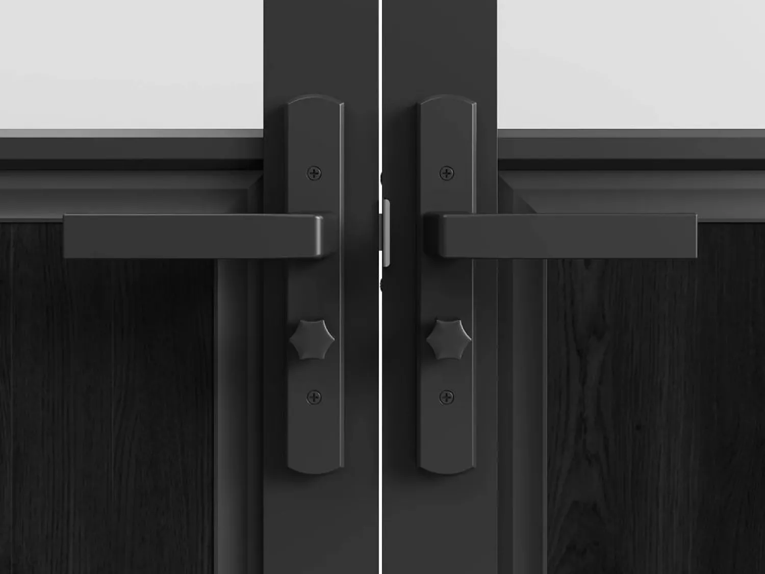 Sale Bloque de puerta doble reversible , vidrio translúcido estilo taller, 2 x Alt. 204 x An. 93 cm, ERMELO Puerta Con Marco