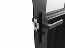 Sale Bloque de puerta doble reversible , vidrio translúcido estilo taller, 2 x Alt. 204 x An. 93 cm, ERMELO Puerta Con Marco