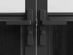 Best Bloque de puerta doble reversible , vidrio translúcido estilo taller, 2 x Alt. 204 x An. 83 cm, ERMELO Puerta Con Marco