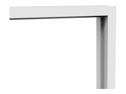 Online Vente-unique Bloque de puerta doble reversible - vidrio templado - 2 x Alt. 204 x An. 83 cm - - MASERU Blanco
