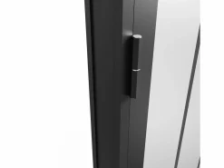 Hot Bloque de puerta reversible , vidrio templado translúcido estilo taller, Alt. 204 x An. 83 cm, ERMELO Puerta Con Marco