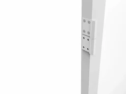 Clearance Vente-unique Bloque puerta reversible de aluminio y vidrio templado - Alt. 204 x An. 83 cm - LOXTON Blanco