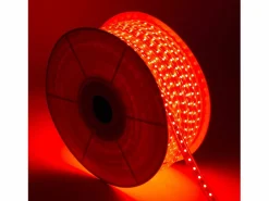 Ledkia Bobina Tira LED RGB 220V AC 60 LED/m 50m IP65 Ancho 16mm Corte cada 100 cm Blanco