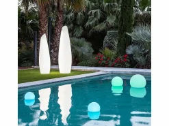 Best Bola de luz exterior Buly 30 cm Solar + recarga eléctrica (+ Flotante) Energía Solar