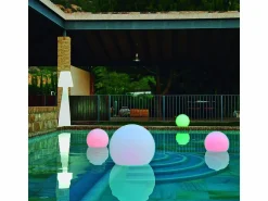 Best Bola de luz exterior Buly 30 cm Solar + recarga eléctrica (+ Flotante) Energía Solar