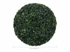 Outlet Bolas de boj artificiales 2 piezas 52 cm Verde