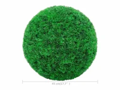 Bolas de boj artificiales 2 piezas 45 cm