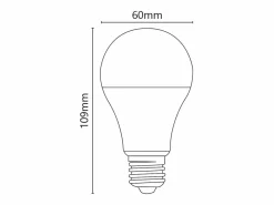 Bombilla LED clásica 10W E27 12-24V 3000K