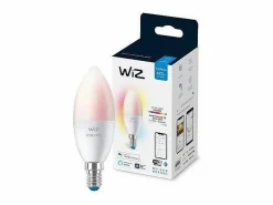 Hot Bombilla LED conectada WiZ E14 4,9W 470 lm RGBWW regulable WiFi Bluetooth compatible con Alexa Google Siri Bombilla