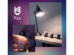 Sale Ledkia Bombilla LED E14 4W 400 lm C35 Vela Glass No Flicker 4000K Neutro Blanco