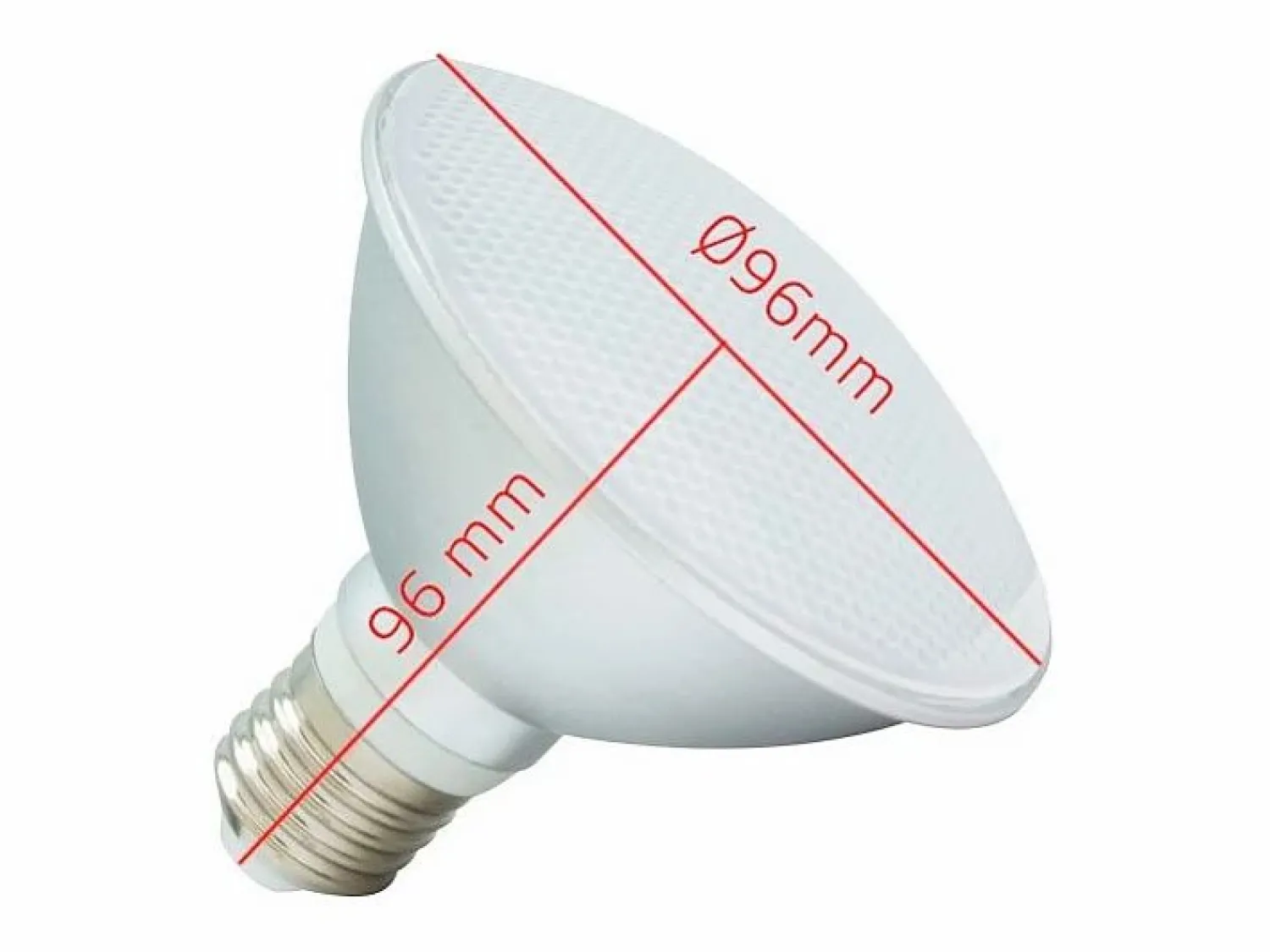 Hot Ledkia Bombilla LED E27 10W 900 lm PAR30 IP65 5000K Blanco Frío Transparente