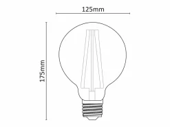 Online Bombilla LED Globo G125 Regulable 10W 4000K E27 Blanco