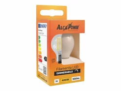 Bombilla LED mini esférica regulable de 5 W y 4000 K, E27