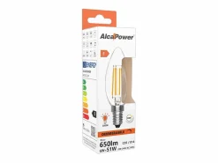 Bombilla LED regulable de color oliva, 6 W, 2700 K, E14