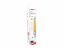 Bombilla LED R7s 118mm 8W 1000lm en cristal ø16mm 3000k