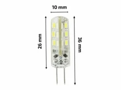 Ledkia Bombilla LED 12V G4 1.5W 120 lm No Flicker 6000K Frío