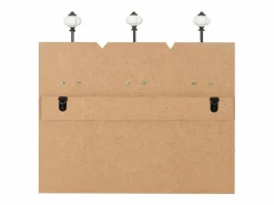 Garden Furniture Borghild Perchero de pared FAMILY con 6 ganchos 120x40 cm