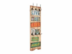 Sale Borghild Perchero de pared LIVE LIFE con 6 ganchos 120x40 cm Perchero