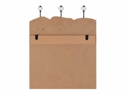 Garden Furniture Borghild Perchero de pared MEN LADIES con 6 ganchos 120x40 cm