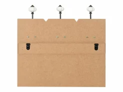 Garden Furniture Borghild Perchero de pared HOME IS con 6 ganchos 120x40 cm Multicolor