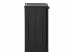 Hot Garden Furniture Borric Armario de almacenaje de jardín PP ratán 65x45x88 cm Negro