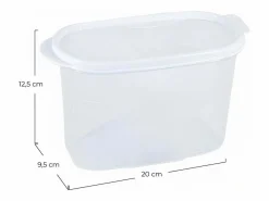 Hot Bote con Tapa Dispensadora 1.2L 20x9.5x12.5cm 7house Comida Para Animales De Compañía