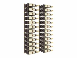 Botellero de pared para 36 botellas 2 unidades hierro ES270133