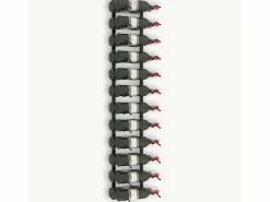 Outlet Botellero de pared para 24 botellas hierro ES858585 Negro