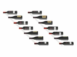 Outlet Botellero de pared para 7 botellas 2 unidades metal ES443371 Botellero|Accesorios Para Vino Y Bar