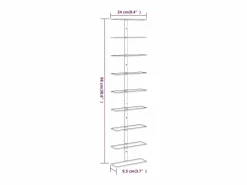 Sale Botellero de pared para 9 botellas 2 unidades hierro ES833479 Botellero|Accesorios Para Vino Y Bar