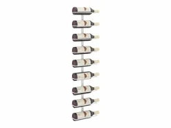 Online Botellero de pared para 9 botellas hierro ES619850 Blanco