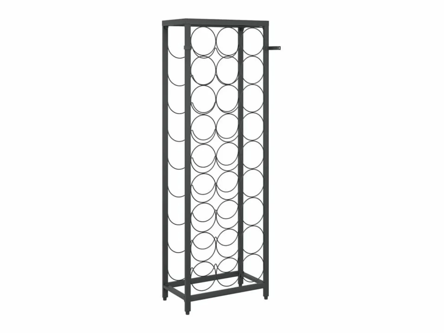 Clearance Botellero para 27 botellas hierro forjado 34x18x100 cm ES642584 Botellero|Accesorios Para Vino Y Bar