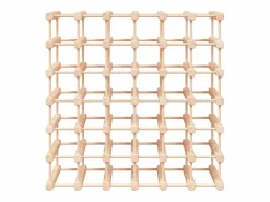 Hot Botellero para 42 botellas madera maciza pino 68,5x23x68,5 cm ES885309 Botellero|Accesorios Para Vino Y Bar