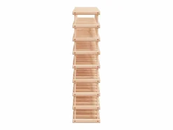 Discount Botellero para 72 botellas madera maciza pino 90,5x23x90,5 cm ES167451 Botellero|Accesorios Para Vino Y Bar