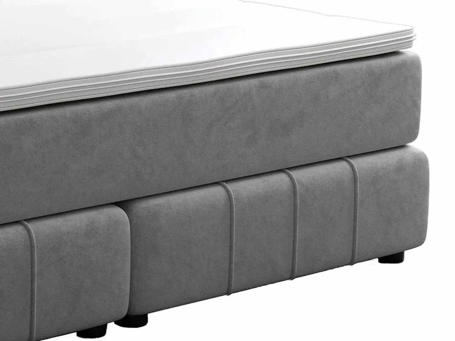 Ysmée Boxspring completo - 180 x 200 cm - Terciopelo - - HIDA de YSMÉE
