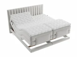 Palacio Boxspring completo - 2 x 80 x 200 cm - Terciopelo - - DONISI de