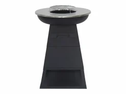 Sweeek Brasero barbacoa con espacio de almacenamiento, ø60cm