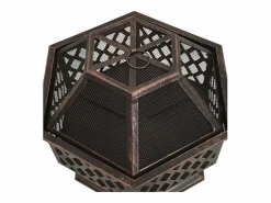 Hot Brasero con atizador acero 62x54x56 cm Brasero
